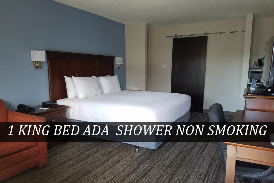 1 KING BED ADA SHOWER NON-SMOKING